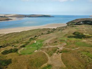 St Enodoc (Church) 16th Aerial Ocean